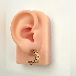 Earrings Hoops Stainless Gold Chain Jewelry